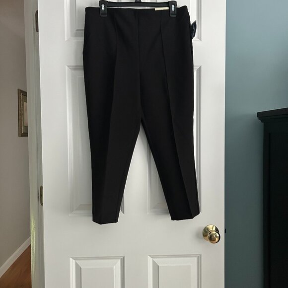 Rachel Zoe Black crop pants. Size 10. - Picture 1 of 4